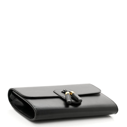 Celine Smooth Calfskin Tassels Wallet On Strap Black 4 of 11