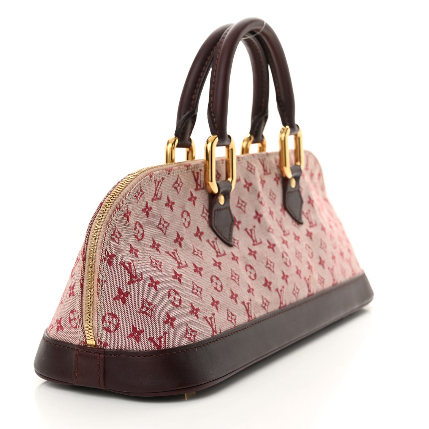 Mini Monogram Alma Long Cherry