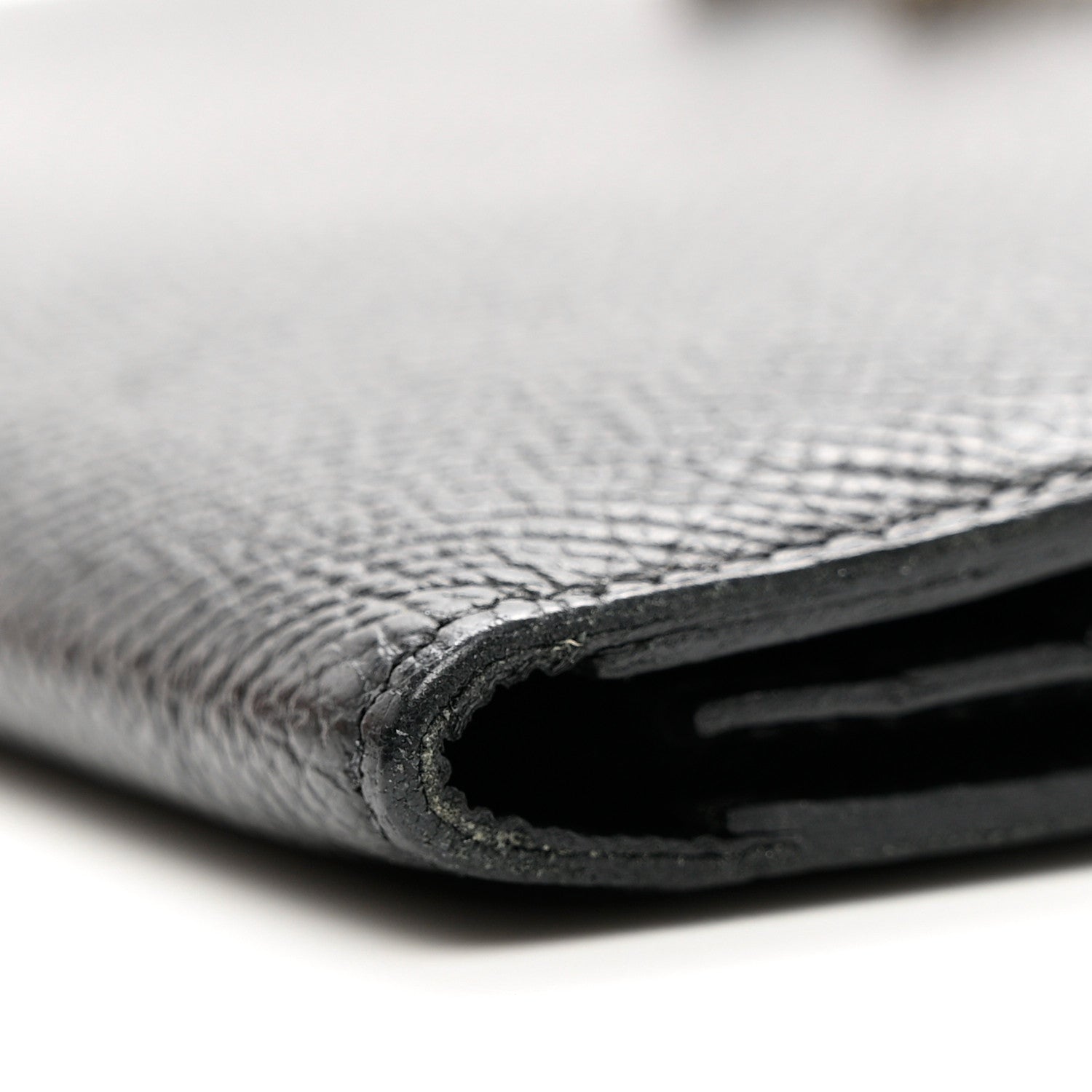 Hermes Epsom Bearn Gusset Wallet Black 8 of 10