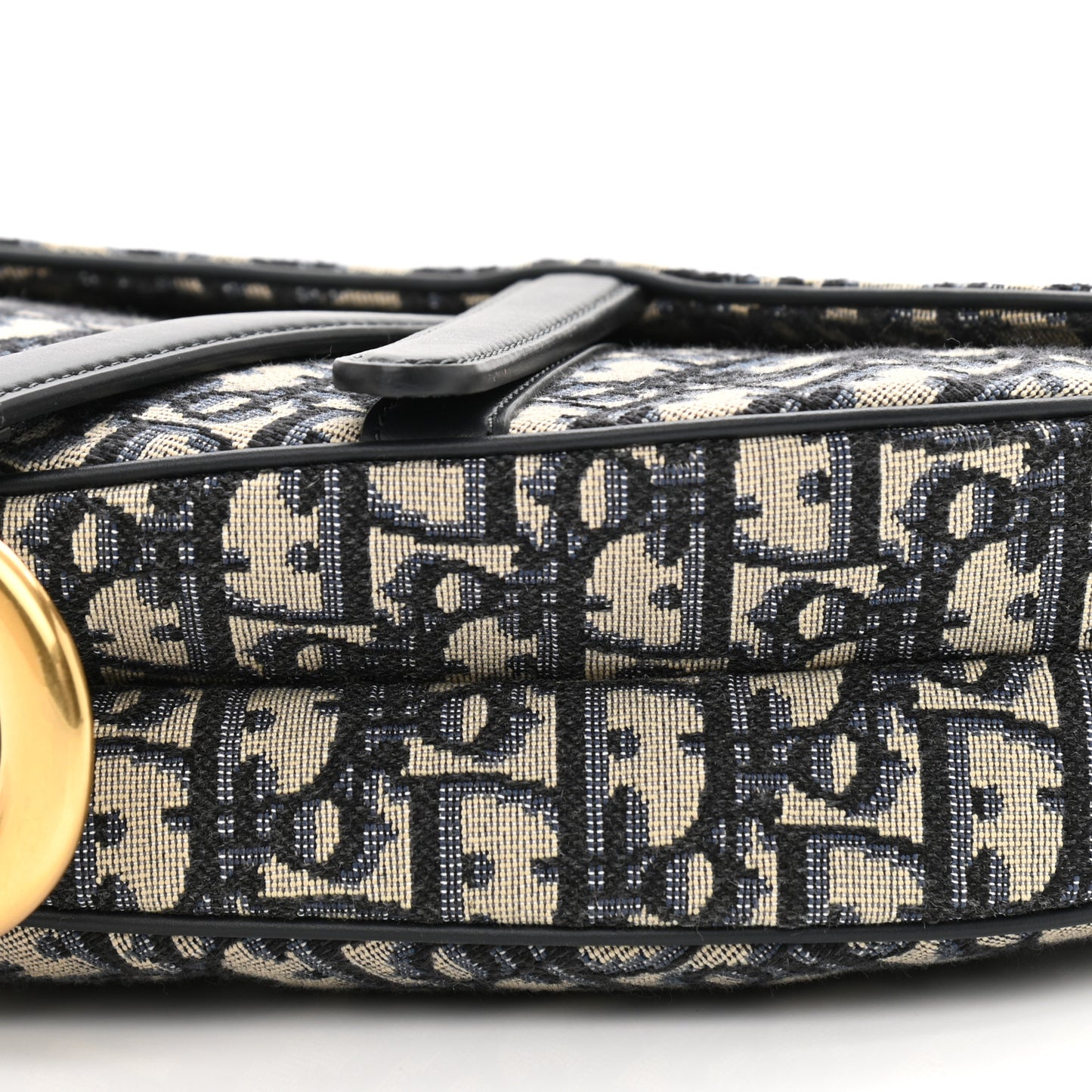 Oblique Saddle Bag Blue