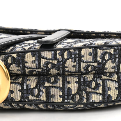 Christian Dior Oblique Saddle Bag Blue 10 of 10