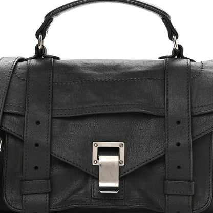 Proenza Schouler Lambskin Tiny PS1 Satchel Pepe 9 of 12