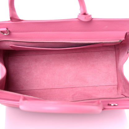 Saint Laurent Grained Calfskin Small Cabas Rive Gauche Rose Clair 4 of 18