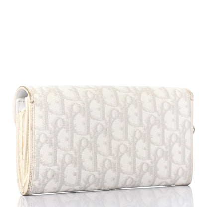 Christian Dior Monogram Trotter Romantique Heart Charm Wallet White 2 of 6