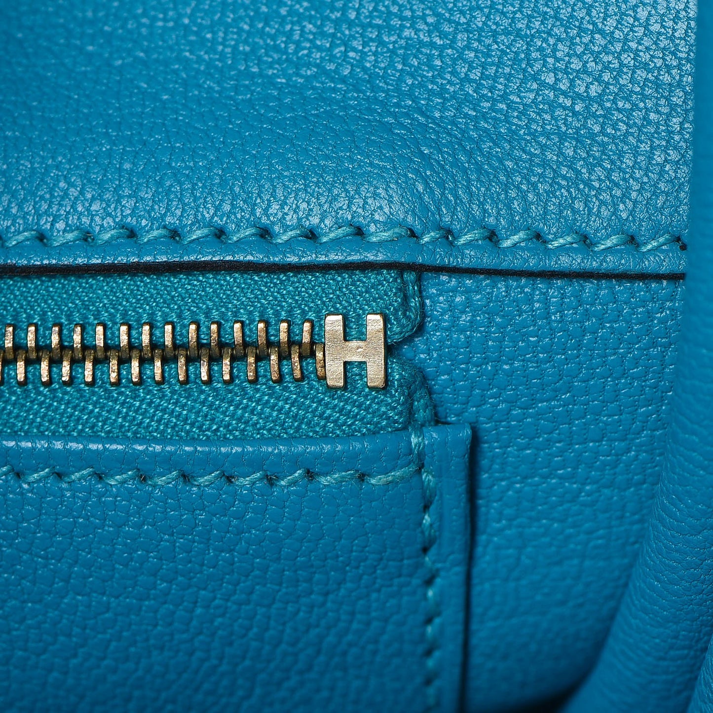 Togo Birkin 35 Turquoise