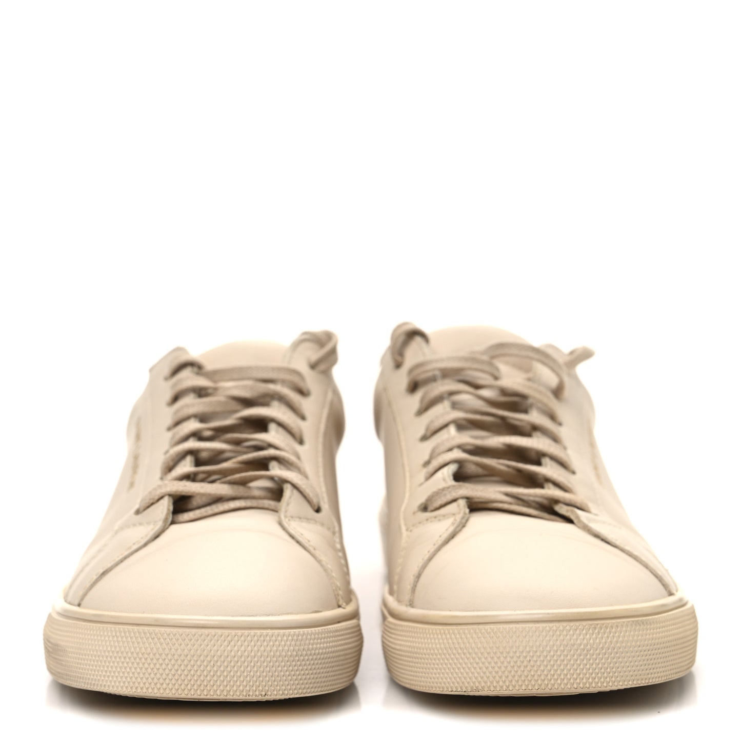Calfskin Andy Low Top Sneakers 36 Dark Coquille