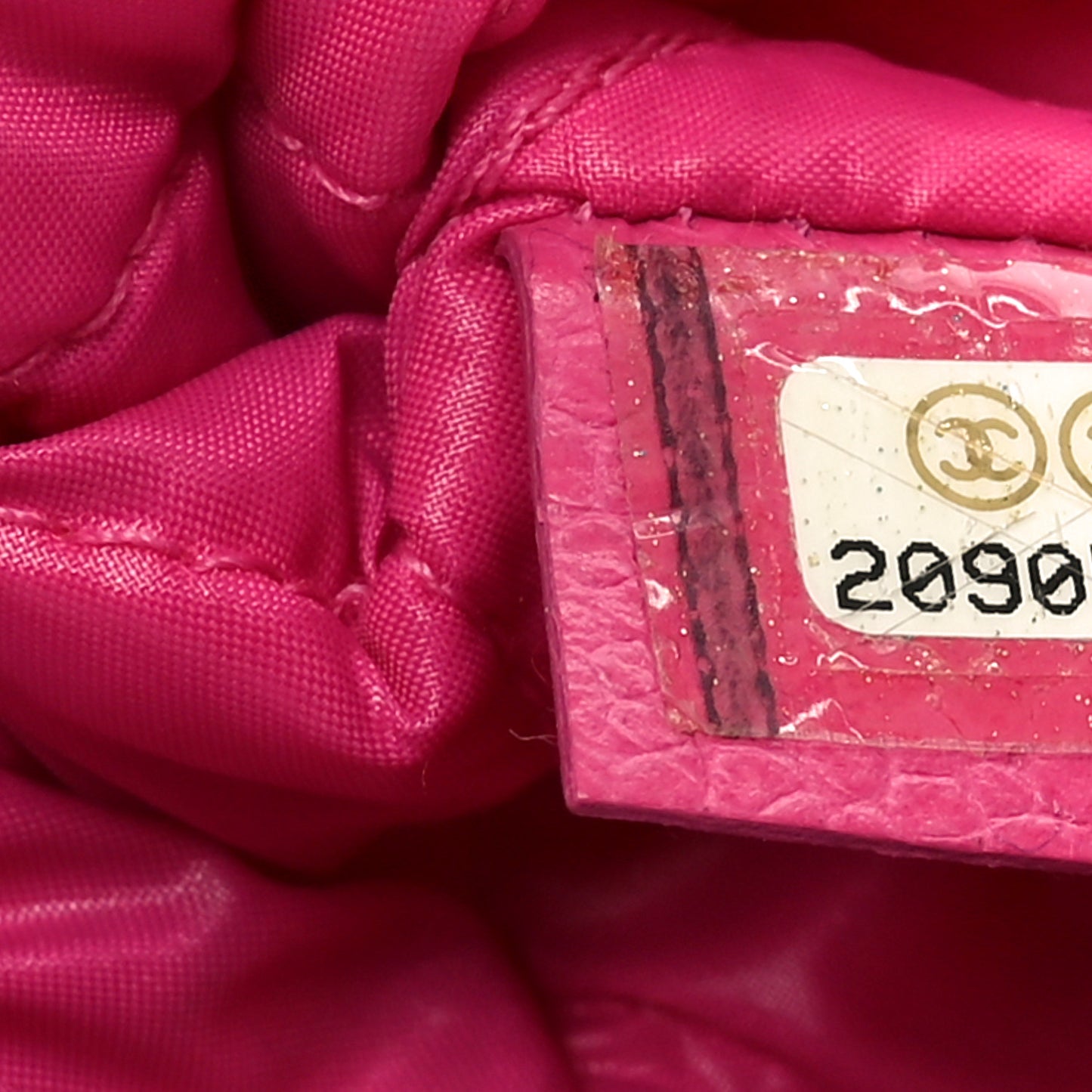 Caviar Quilted CC Beauty Clutch Pink