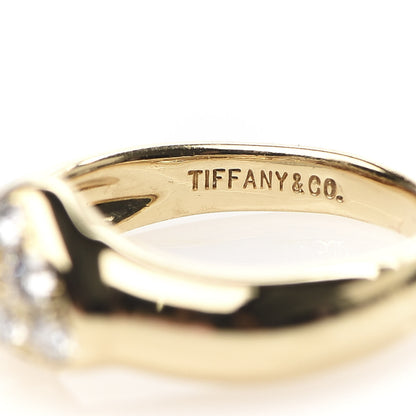 Tiffany 18K Yellow Gold Diamond Heart Band Ring 47 4 4 of 4