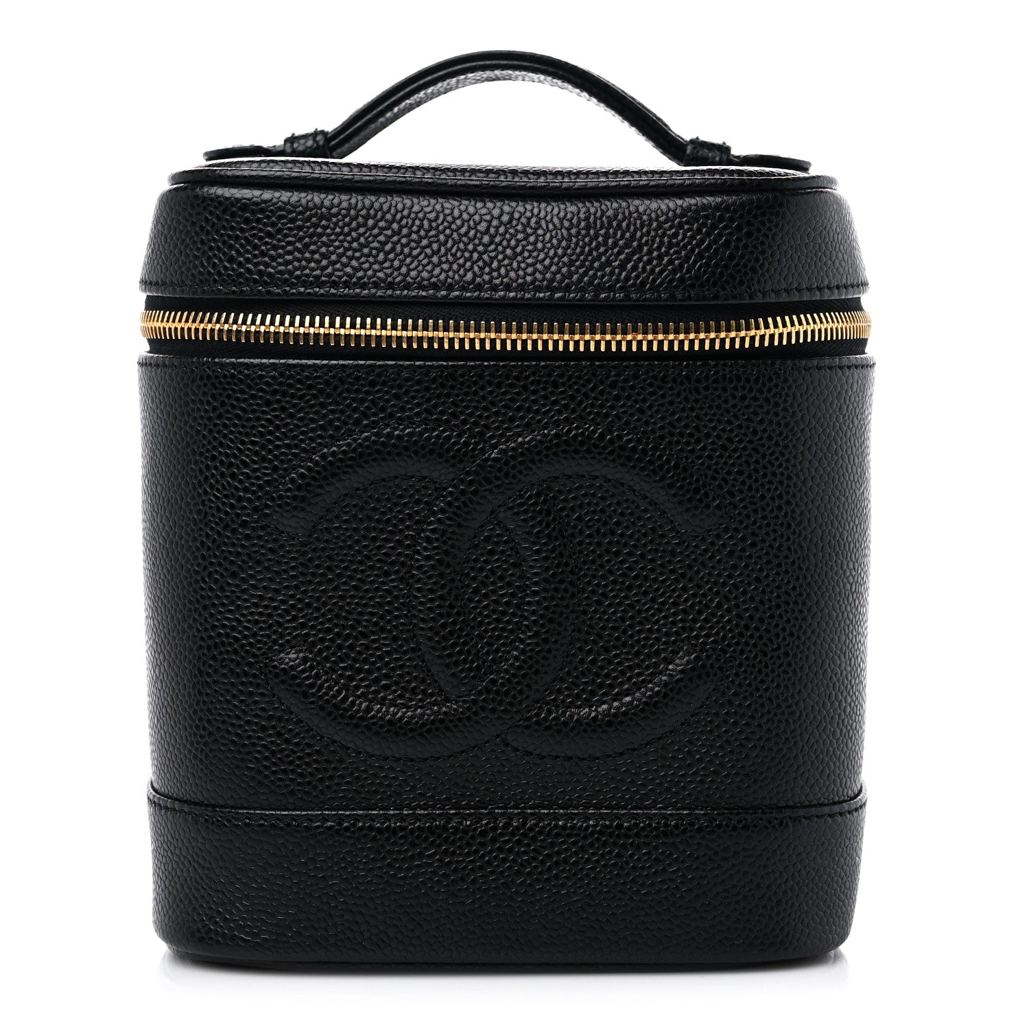Chanel Caviar Vanity Cosmetic Case Black 1 of 11