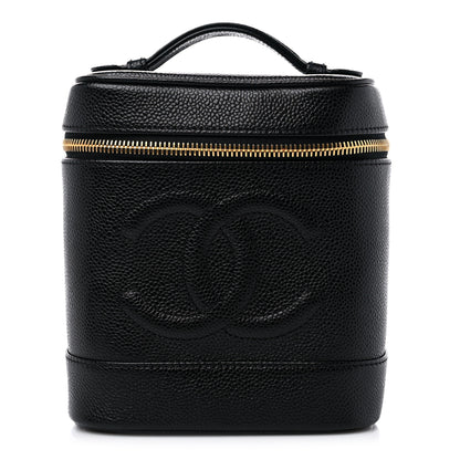 Chanel Caviar Vanity Cosmetic Case Black 1 of 11