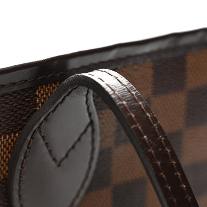Louis Vuitton Damier Ebene Neo Neverfull MM Rose Ballerine 14 of 17