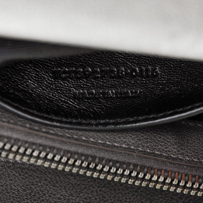 Saint Laurent Sheepskin Matelasse Chevron Monogram Large College Satchel Light Coal 7 of 7