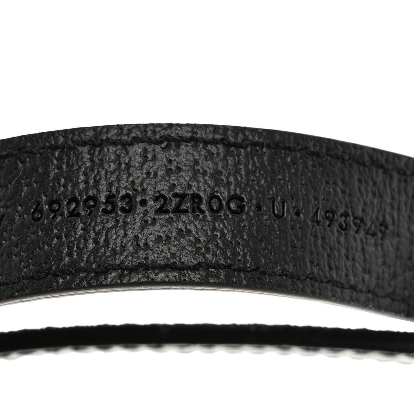 Calfskin Chain Pet Leash Black Gold