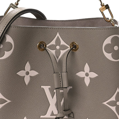Louis Vuitton Empreinte Monogram Giant Neonoe MM Tourterelle Creme 8 of 10