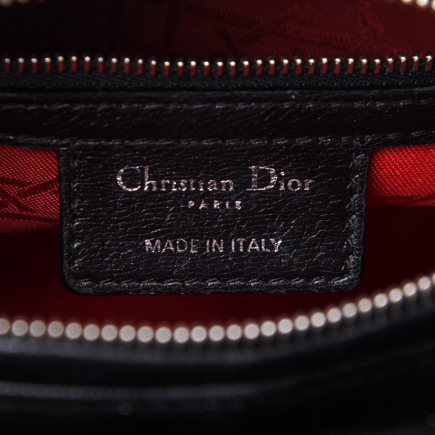 Christian Dior Lambskin Cannage Small Lady Dior Black 5 of 10