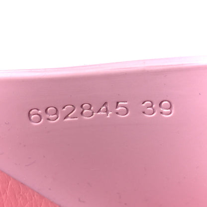 Gucci Soft Rubber Womens Interlocking G Platform 42mm Slide Sandals 39 Sugar Pink 9 of 11