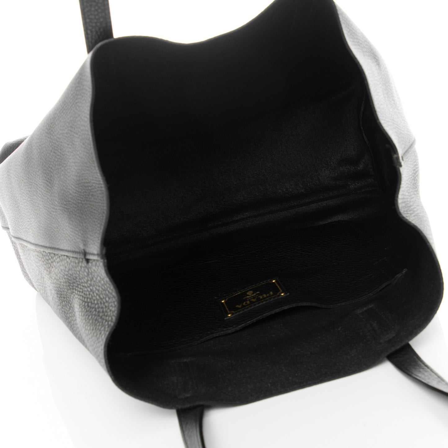 Vitello Daino Tote Nero Black