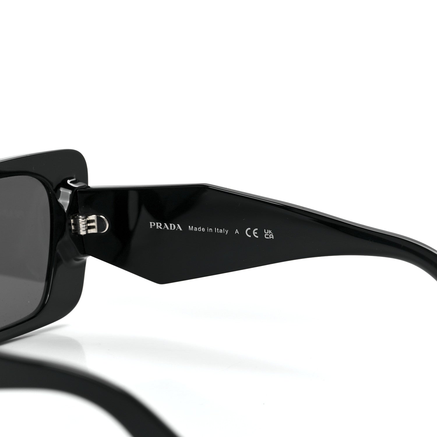 Prada Acetate Symbole Sunglasses SPR 08Y Black 6 of 7