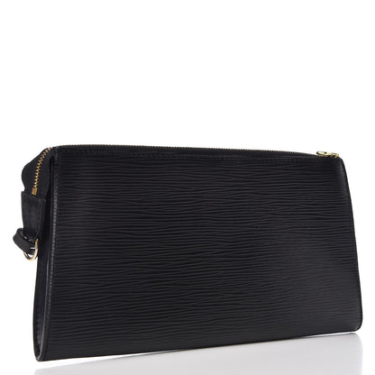 Louis Vuitton Epi Pochette Accessories 24 Black 3 of 7