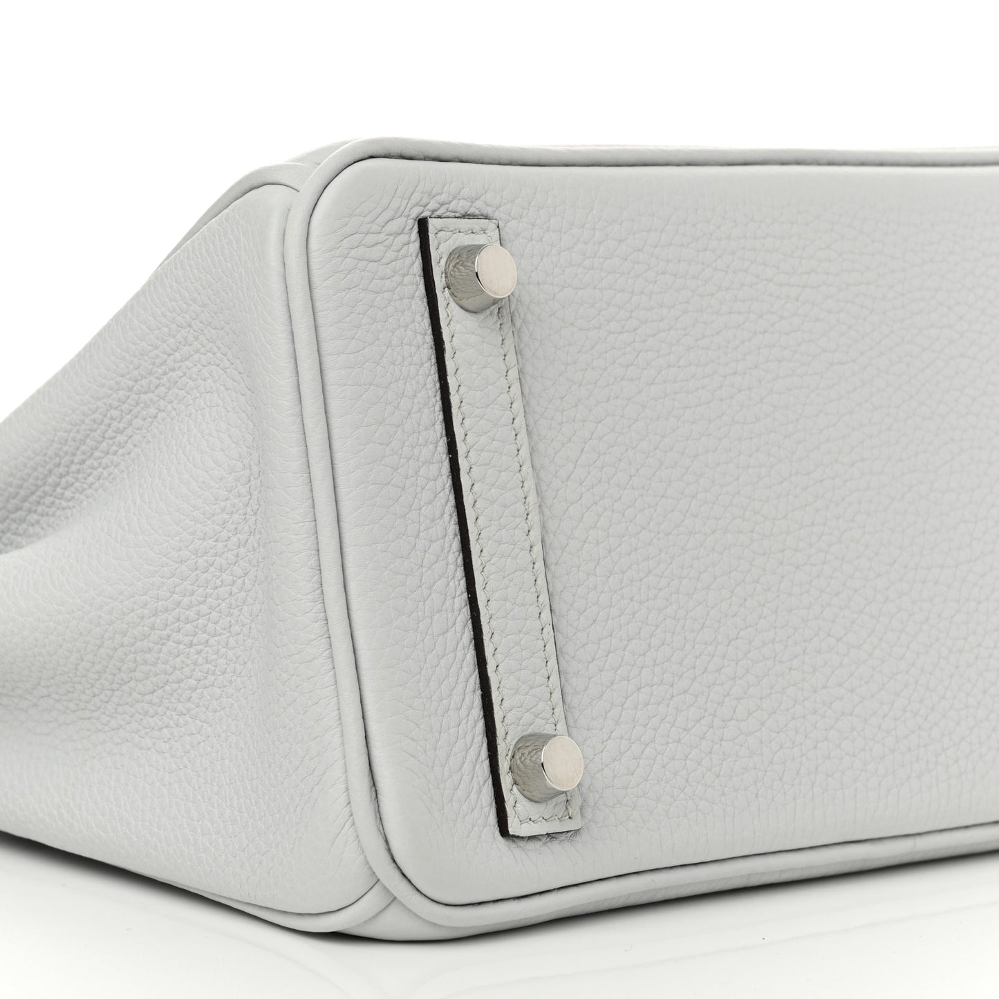 Togo Birkin 25 Gris Platine