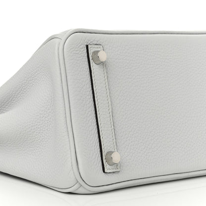 Hermes Togo Birkin 25 Gris Platine 9 of 11