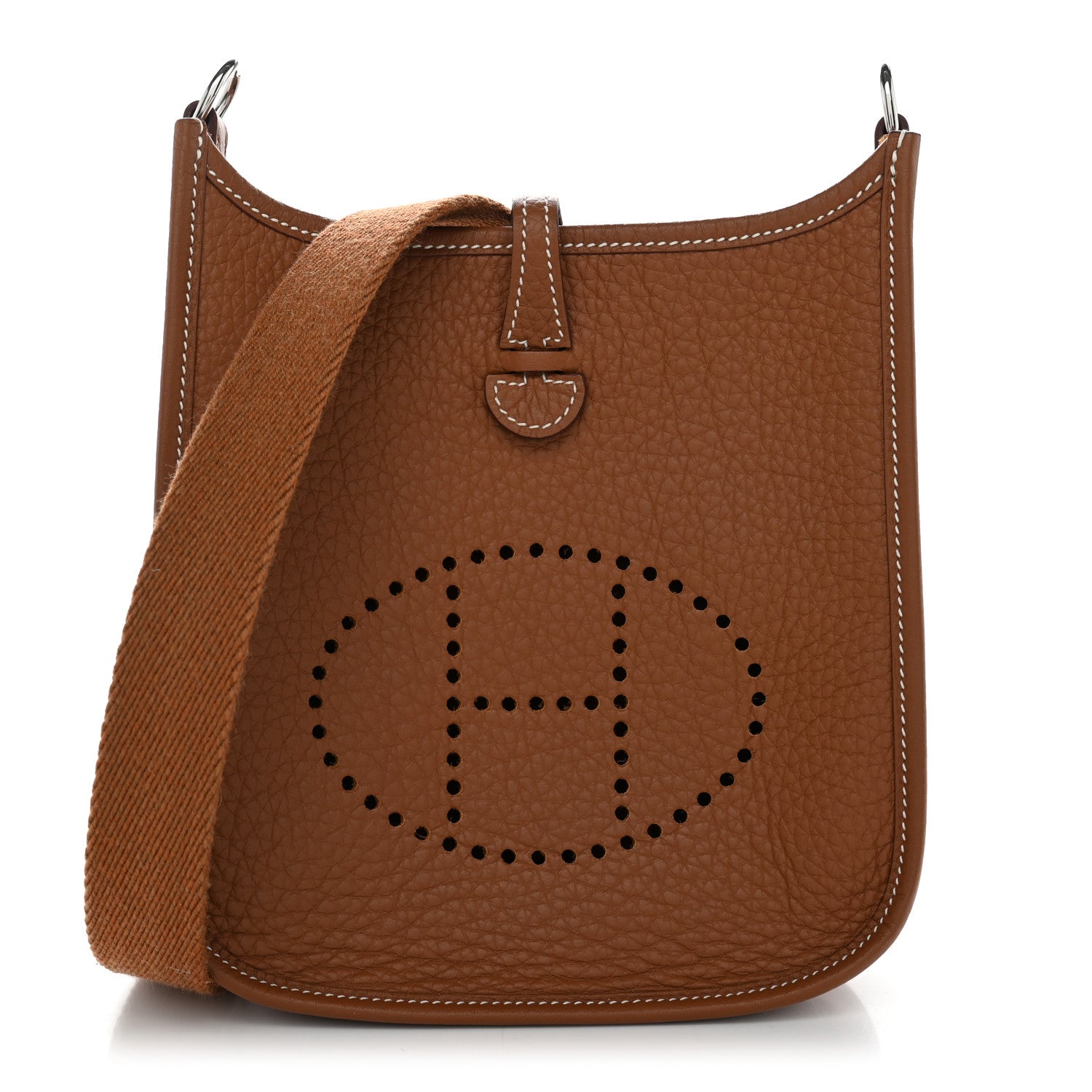 Hermes Taurillon Clemence Evelyne TPM Gold 1 of 10