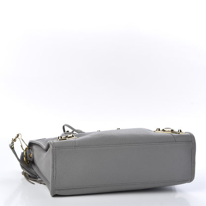 Balenciaga Chevre Gold Metallic Edge Hardware S City Gris Haussmannien 3 of 9