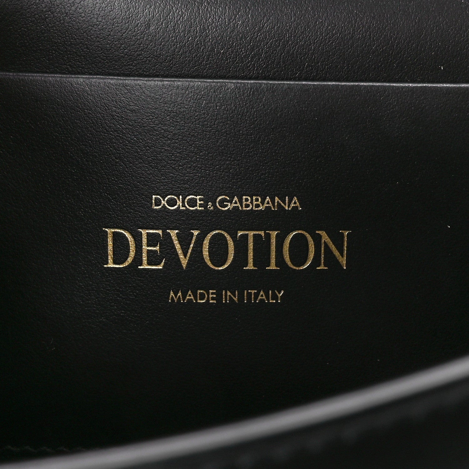 Dolce & Gabbana Smooth Calfskin Small Devotion Envelope Top Handle Bag Black 6 of 11