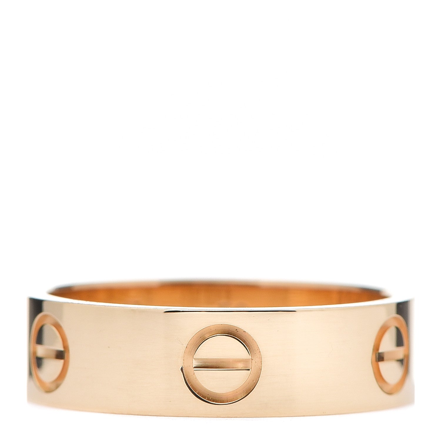 Cartier 18K Yellow Gold 5.5mm LOVE Ring 56 7.5 1 of 4