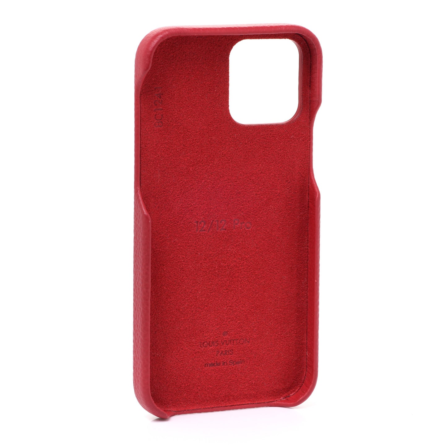 Monogram iPhone 12/12 Pro Bumper Scarlet