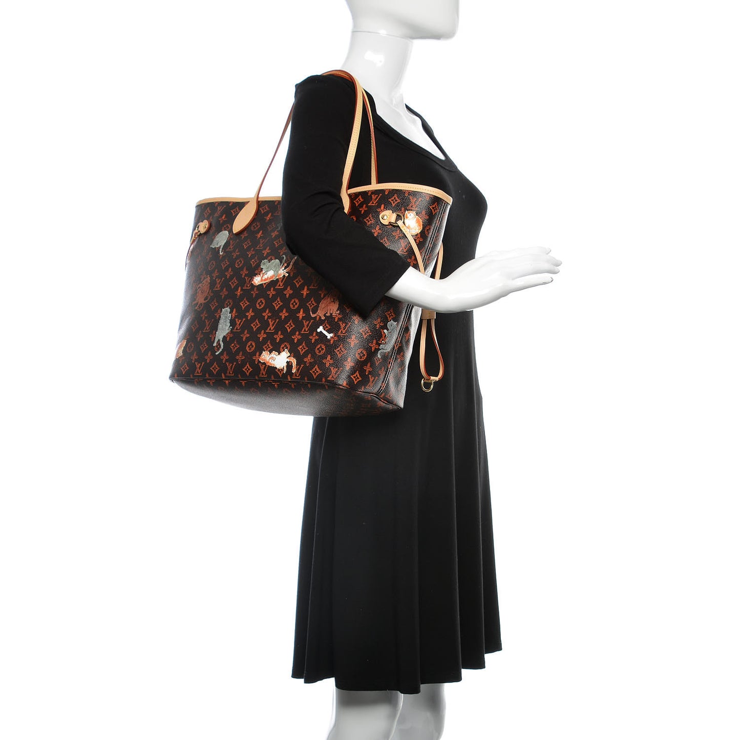 Catogram Neverfull MM Marron