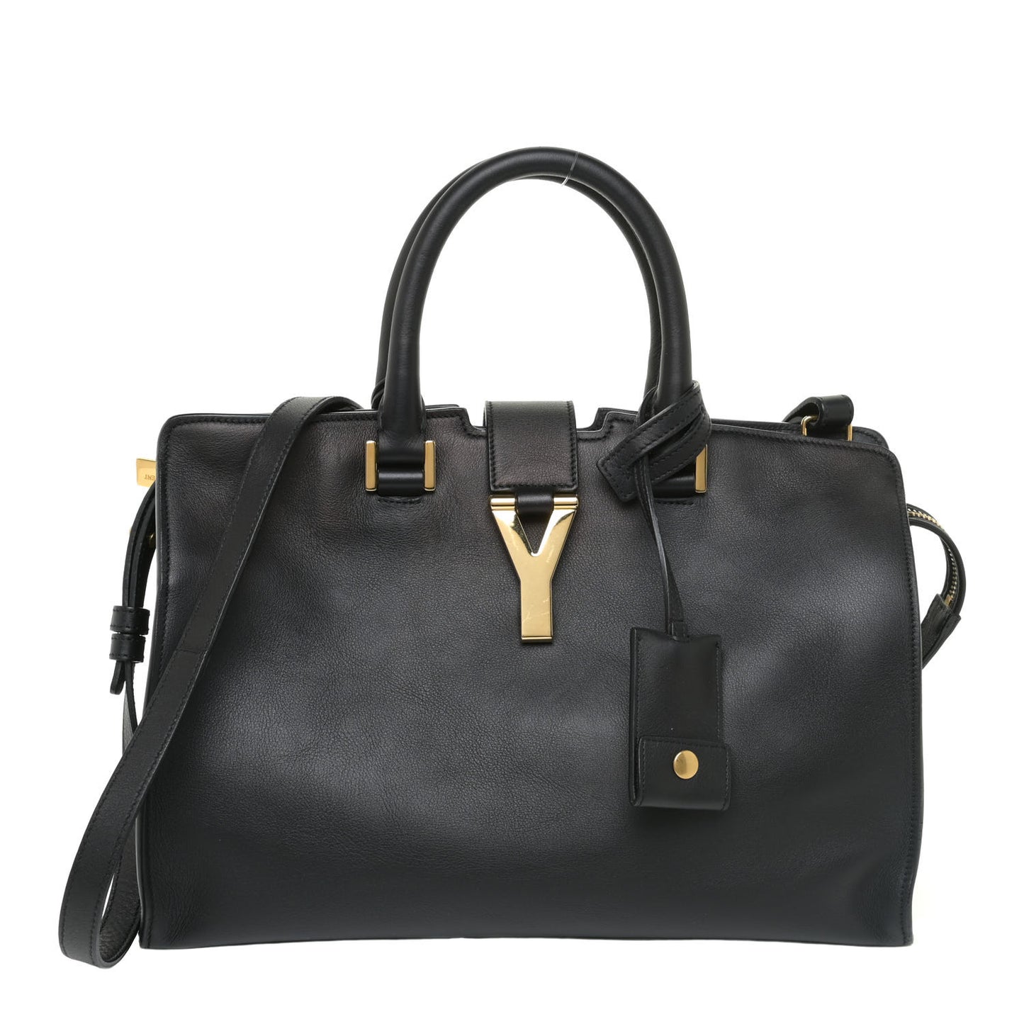 Calfskin Small Classic Y Cabas Black