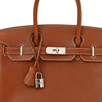 Hermes Natural Barenia Birkin 30 Fauve 8 of 13