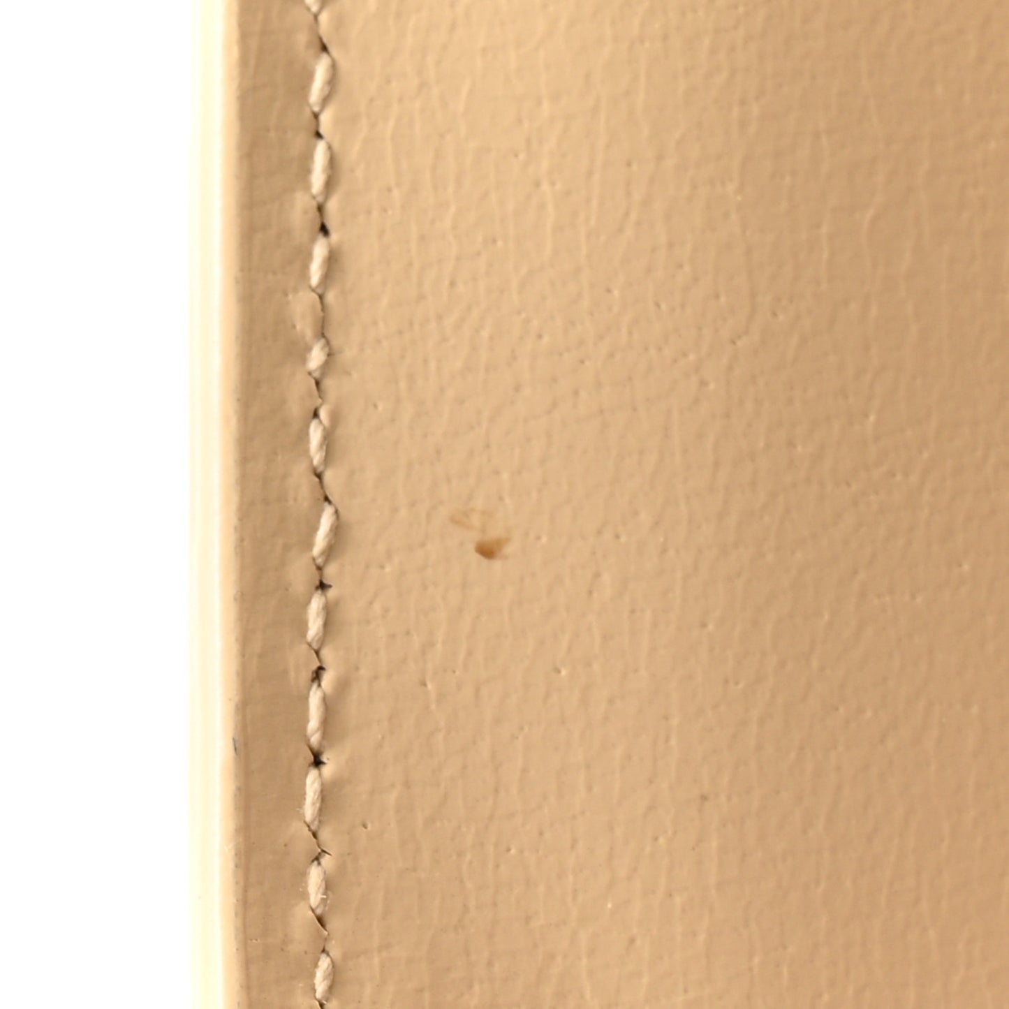 SAINT LAURENT Calfskin Monogram Bi-Fold Zipped Wallet Nude Powder