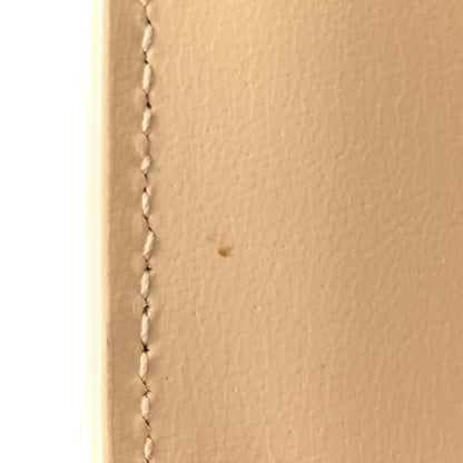Saint Laurent SAINT LAURENT Calfskin Monogram Bi-Fold Zipped Wallet Nude Powder 10 of 11