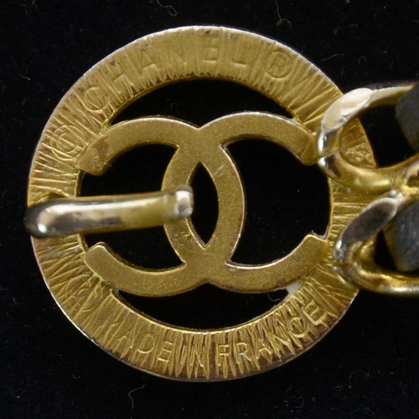 Leather Chain CC Belt