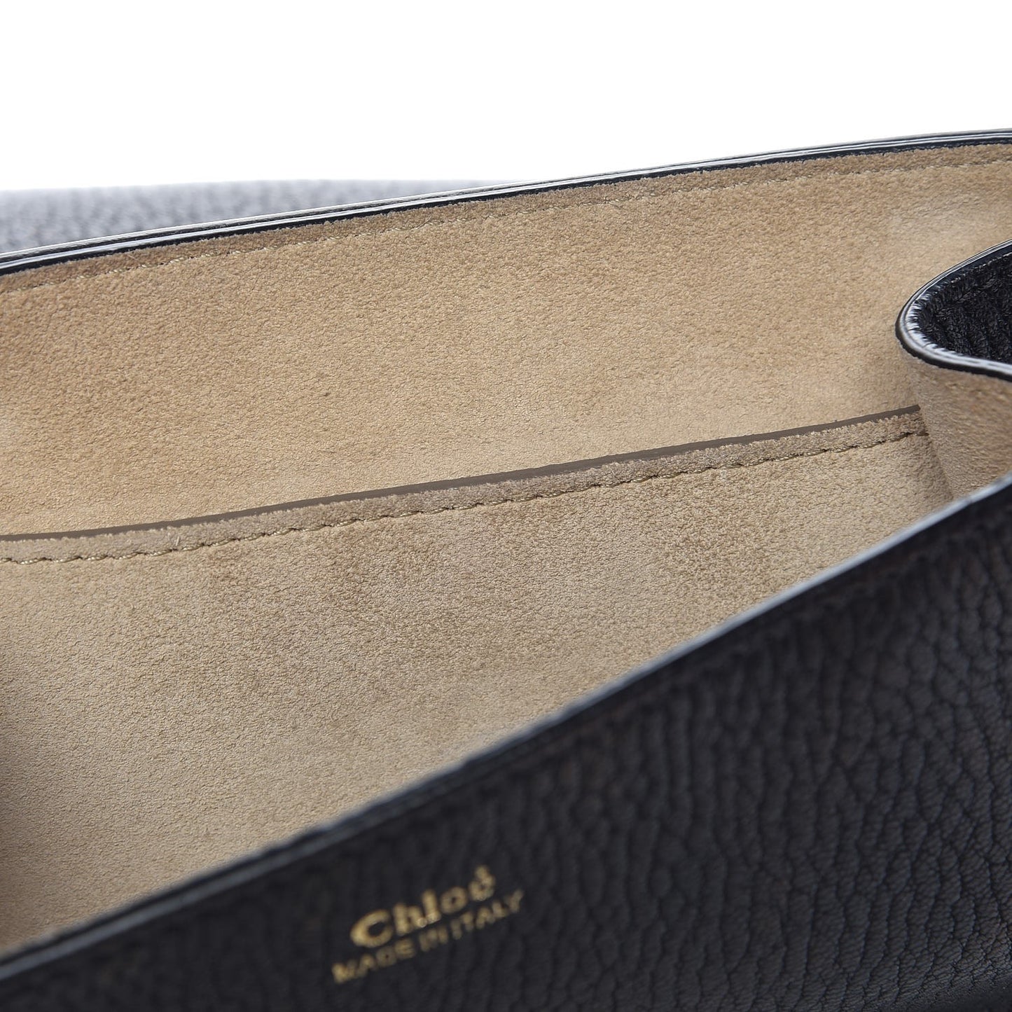 Grained Lambskin Mini Drew Shoulder Bag Black