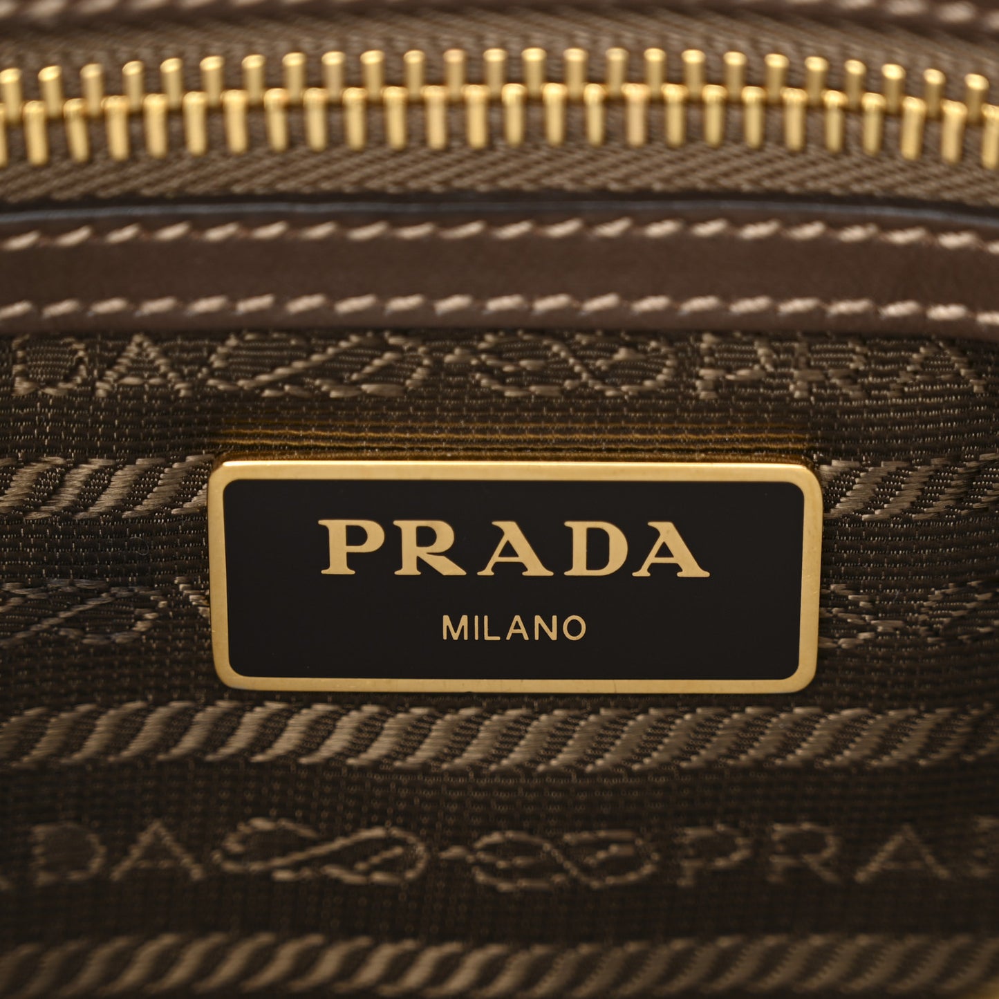 Jacquard Logo Camera Bag Corda Bruciato