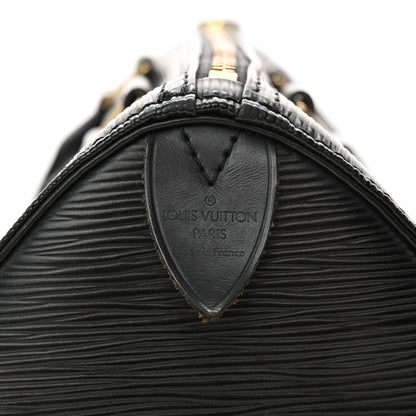 Louis Vuitton Epi Speedy 25 Black 6 of 16