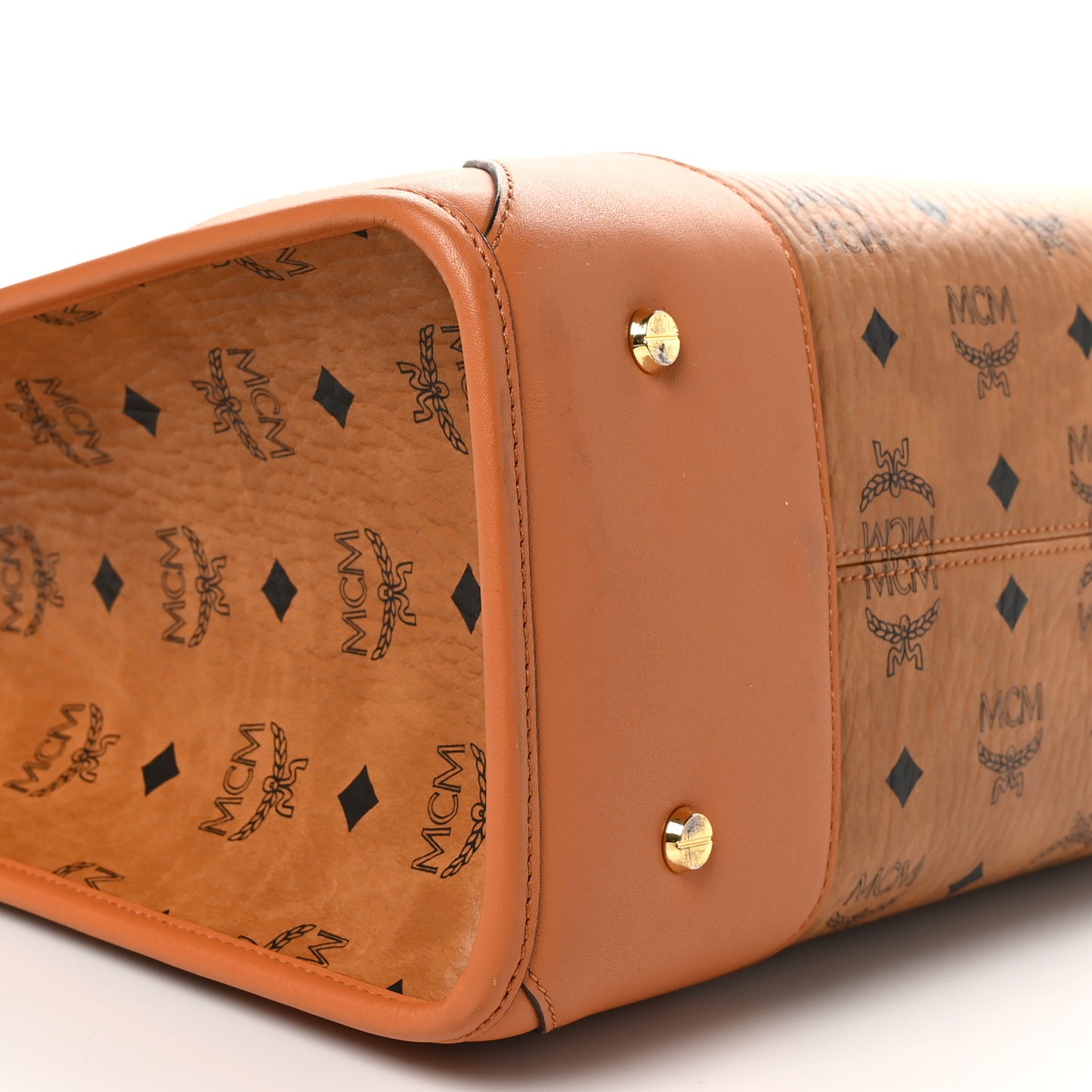 Visetos Large Munchen Tote Cognac