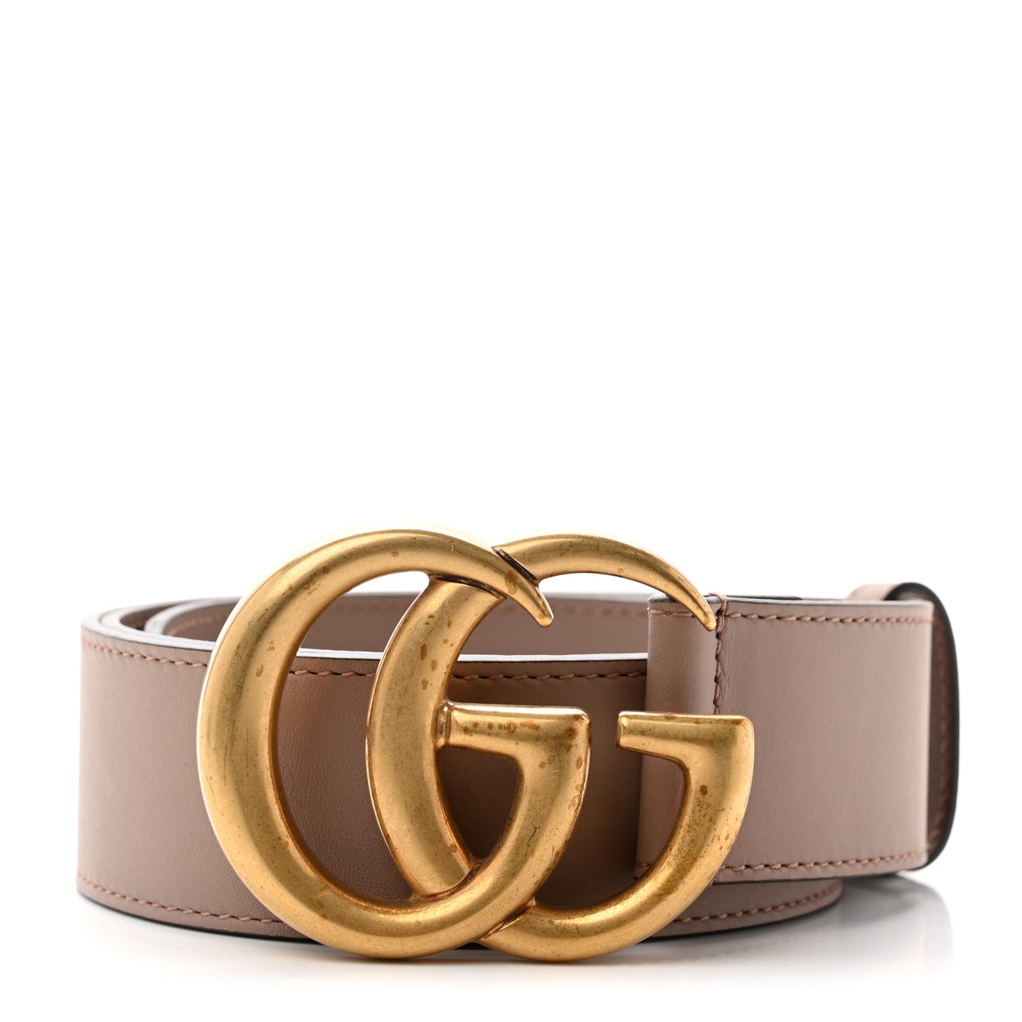 Calfskin Double G 40mm Belt 85 34 Porcelain Rose
