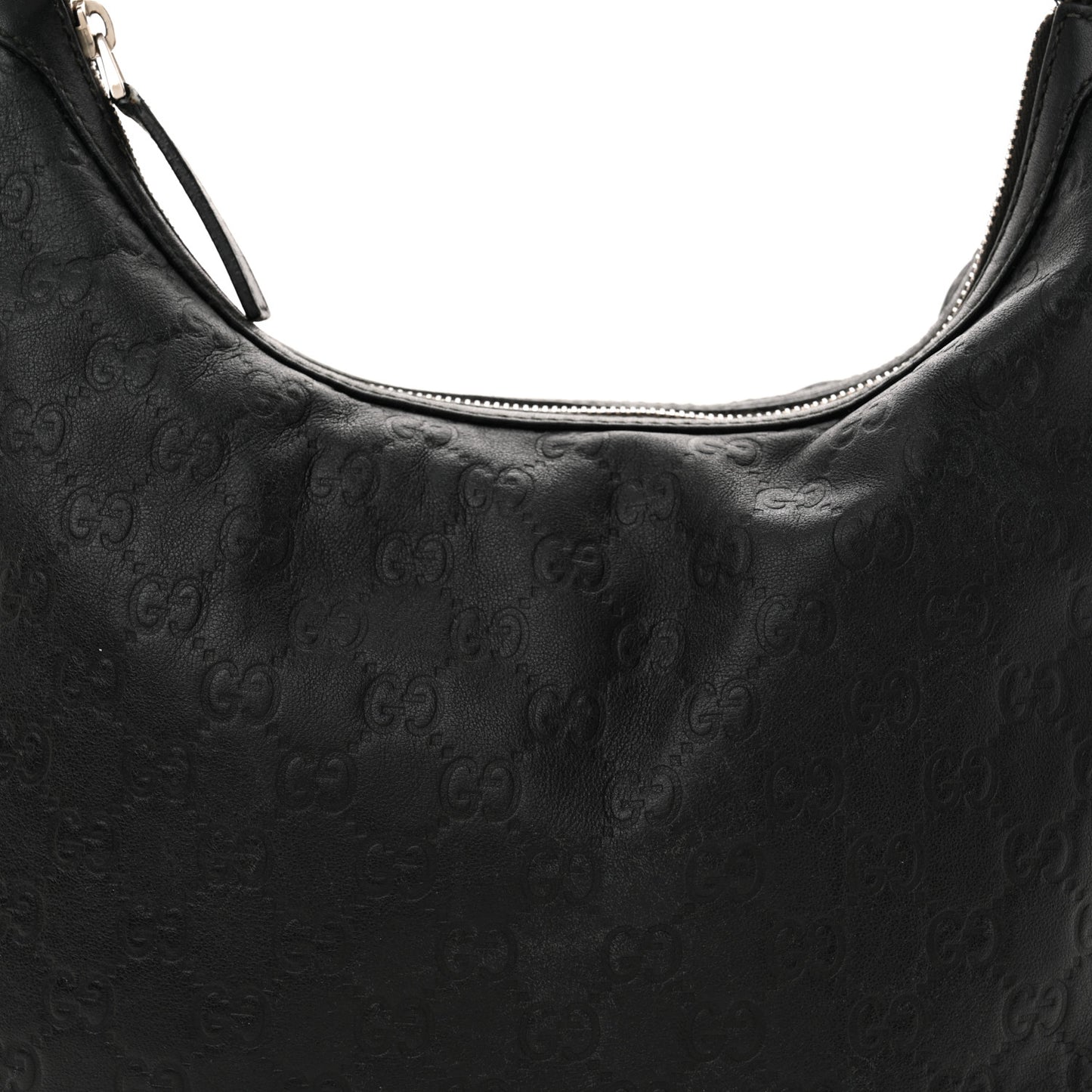 Guccissima Medium GG Twins Hobo Black