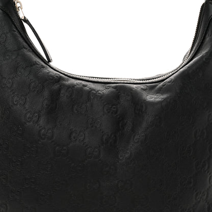 Gucci Guccissima Medium GG Twins Hobo Black 8 of 14