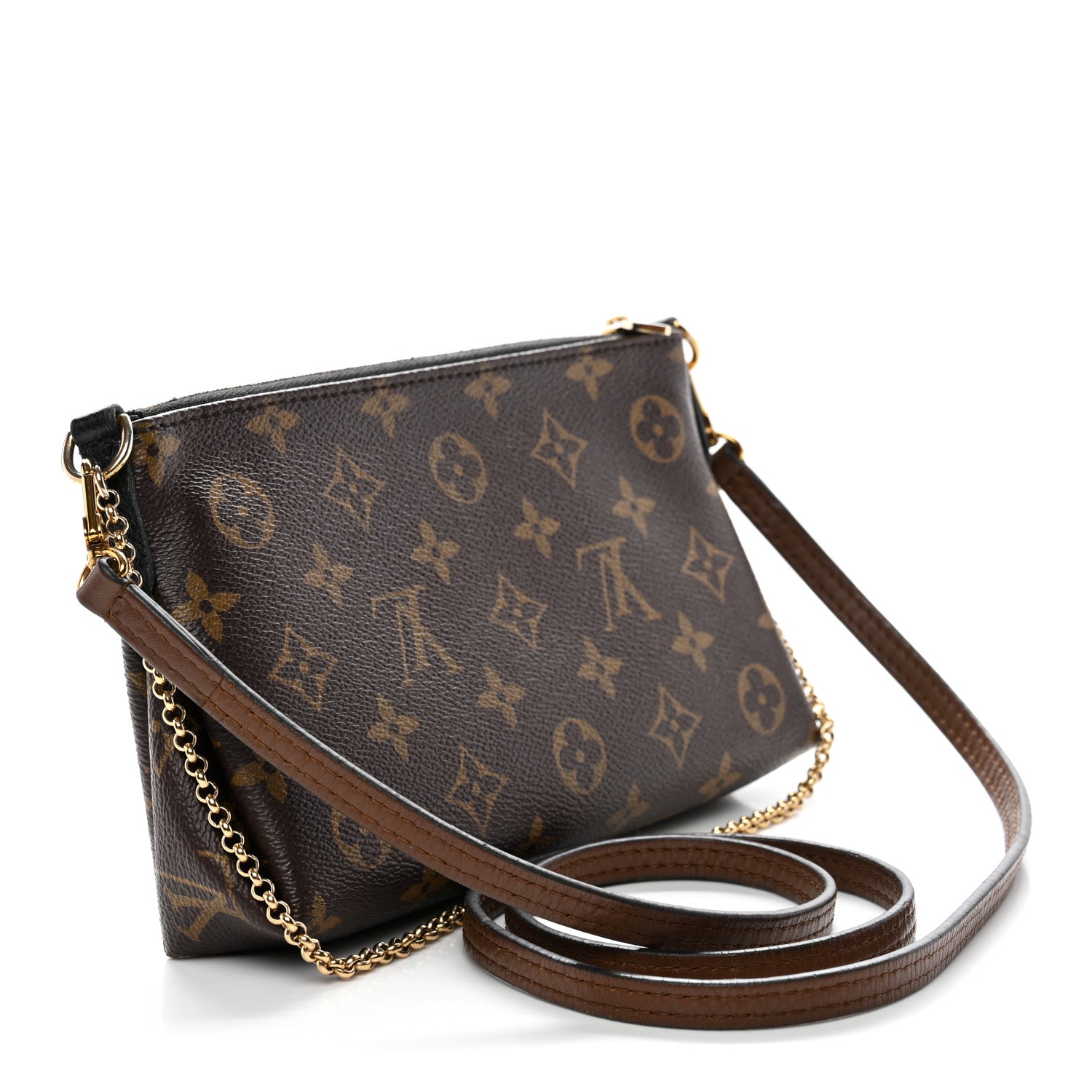 Louis Vuitton Monogram Pallas Clutch Black 3 of 14