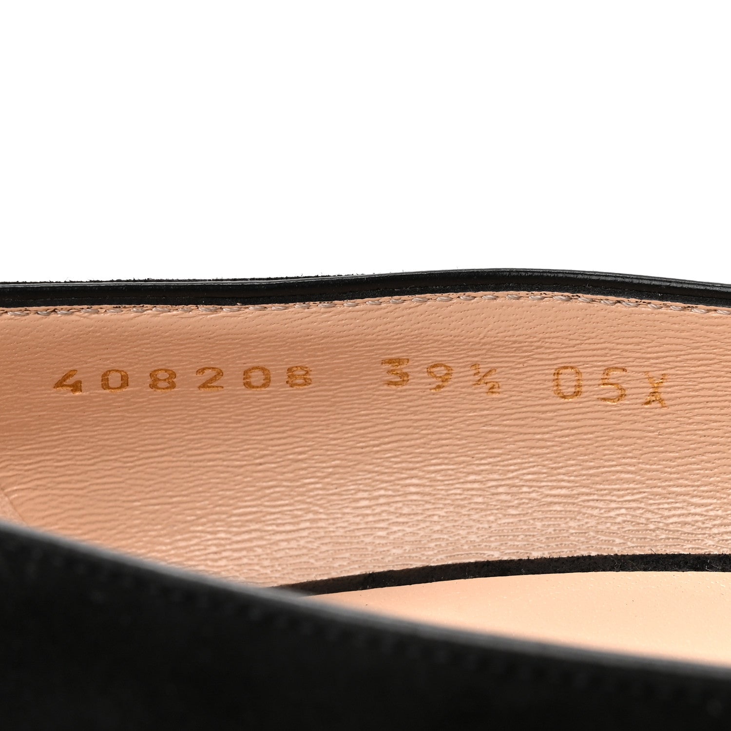 Gucci Kid Scamosciato GG Marmont Fringe 50mm Loafer Pumps 39.5 Black 9 of 12