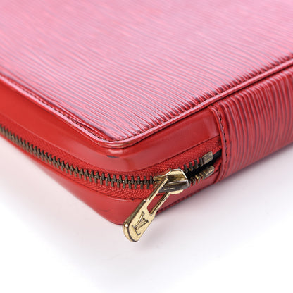 Louis Vuitton Epi Travel Diary Castillan Red 14 of 19