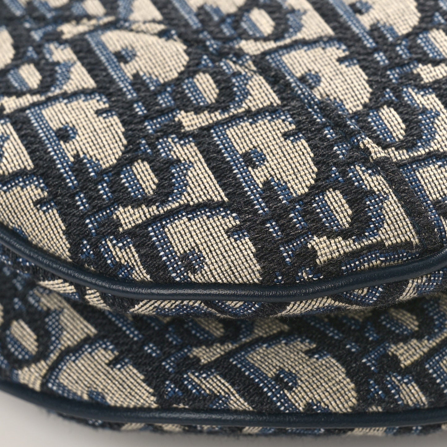 Oblique Saddle Bag Blue