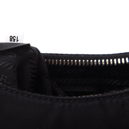 Prada Nylon Re-Edition 2005 Shoulder Bag Black 9 of 10