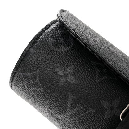 Louis Vuitton Monogram Eclipse 3 Watch Travel Case 9 of 10