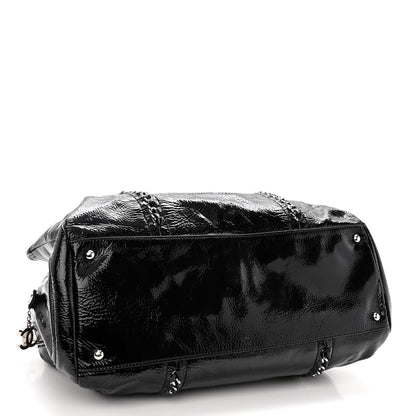 Chanel Patent Calfskin Large Luxe Ligne Tote Black 4 of 12